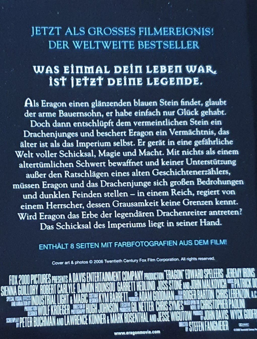 Libri: ERAGON Das Vermächtnis der Drachenreiter – Usato da Meinisberg venduto da Steiner31 2