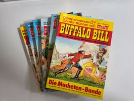 Buffalo Bill Taschenbuch #1,8,9,10,12,13, Bastei, øZ1-2