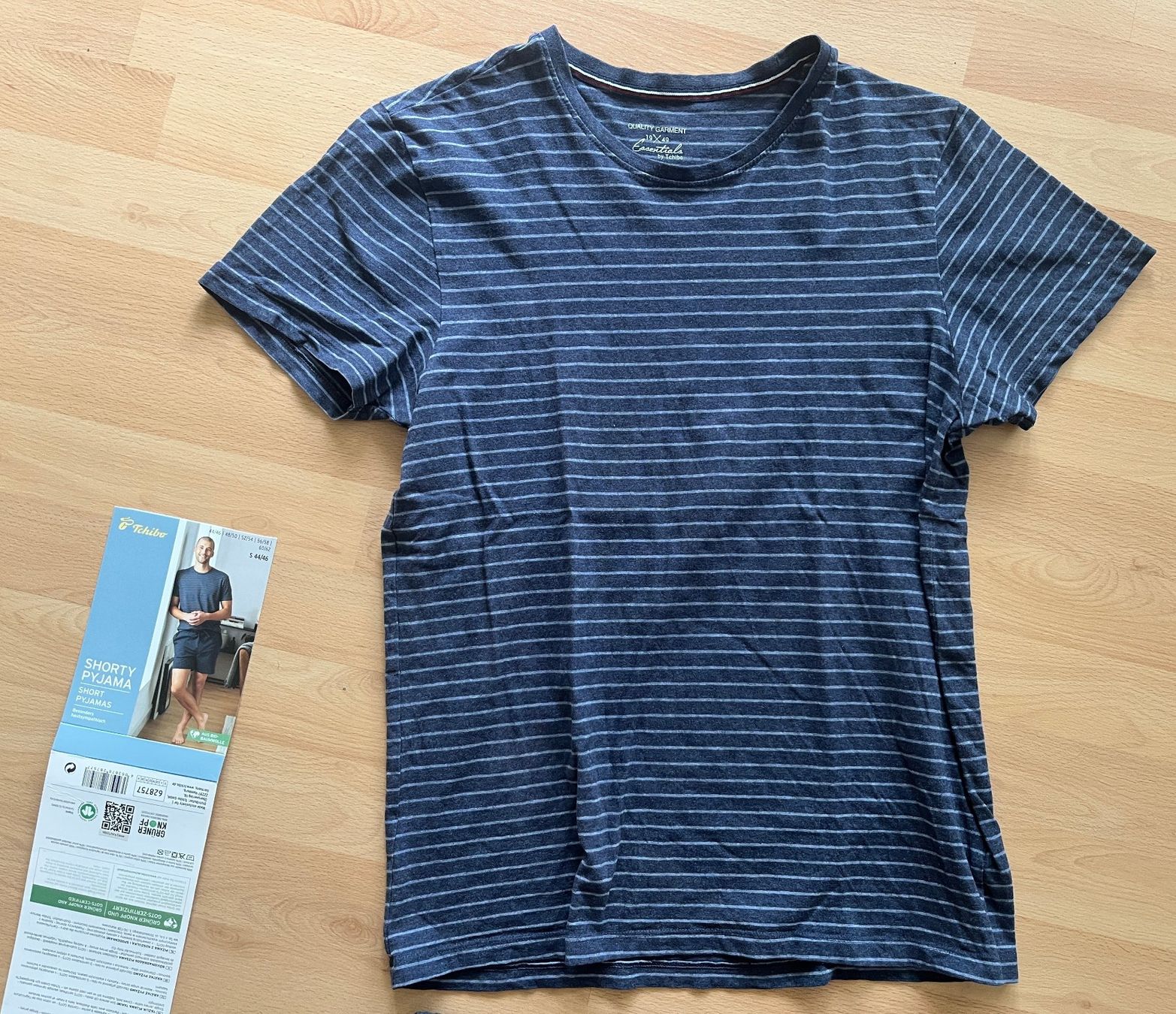 Tchibo Pigiami: Pyjama Herren, navy, Baumwolle, Gr. S 44/46 – Usato da Zürich venduto da fbsm 1