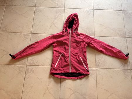Pinke Regenjacke für Sport, Gr. 152 / XS