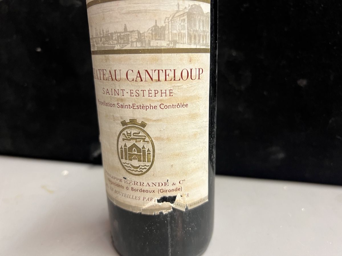 Wein: CHÂTEAU CANTELOUP 1969 SAINT-ESTÈPHE – Neu (gemäss Beschreibung) aus Genève von Leboucheoreilles 2