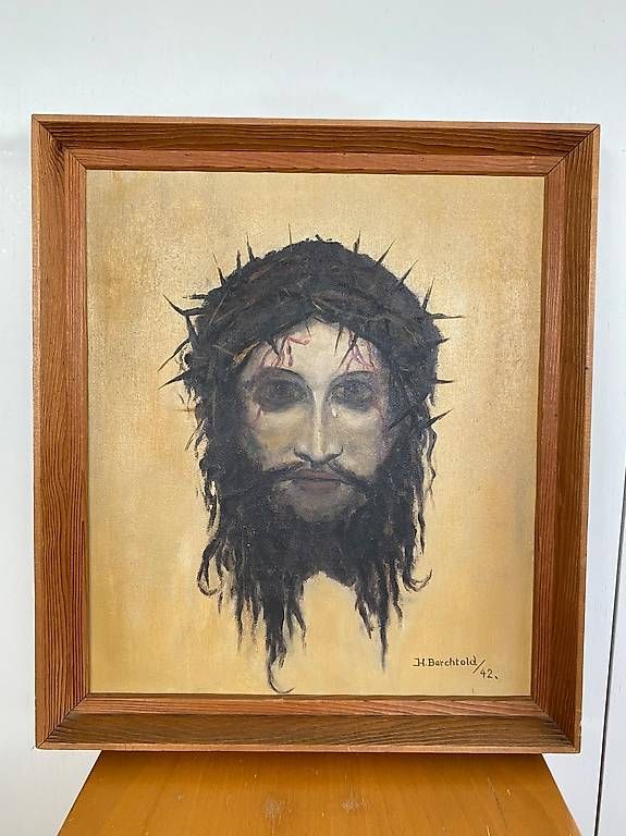 Gemälde: Ölgemälde Jesus – Gebraucht aus Elgg von vinyl03