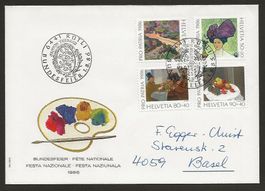 1986  Brief Bundesfeier, 1. August,  RÜTLI