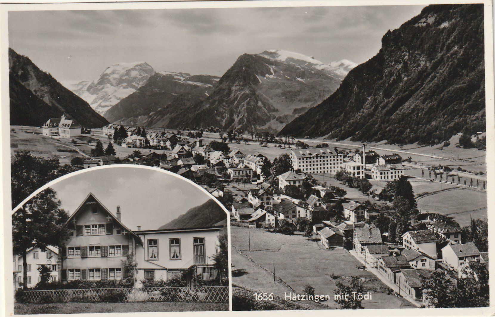 Cartoline postali: Hätzingen 2-bildrig mit Restaurant Rössli – Usato da Rorschacherberg venduto da fratovi2