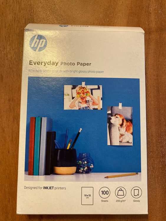 HP Fotodruckpapier 10x15