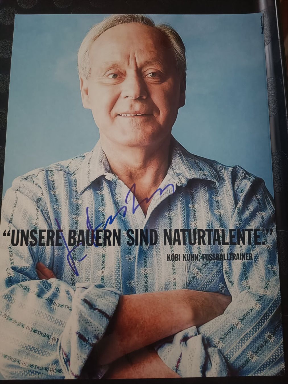 Autographes: Köbi Kuhn - 20x30cm Handsigniert – D'occasion à Menziken par Artographs