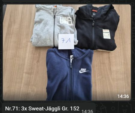 Sweat-Jäggli Kids / Gr. 152