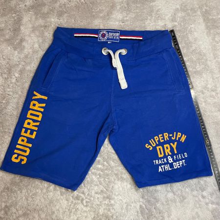 Superdry Track & Field Shorts Blau Gr. M Jogging Freizeit