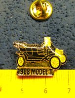 FORD MODELL T 1908 OLDTIMER AUTO PIN GLASIERT VINTAGE