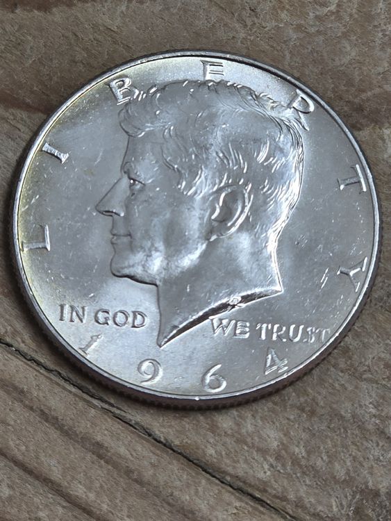 SILBER Half Dollar 1964 Kennedy Rarität Münze SILBER | Kaufen auf Ricardo