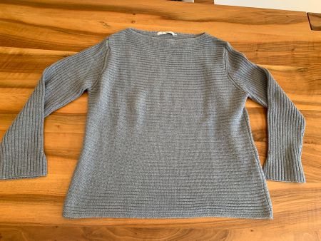MONARI edel Strickpullover grau Grösse 46