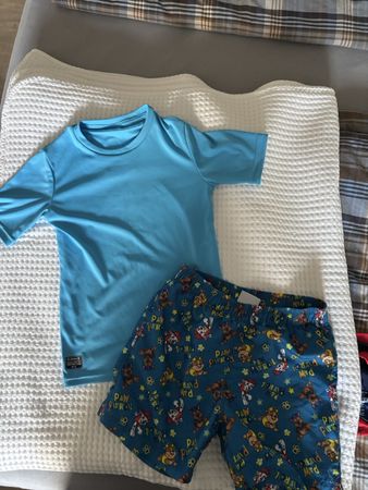 Paw Patrol Badehose & UV Shirt Gr.122/128  ☀️