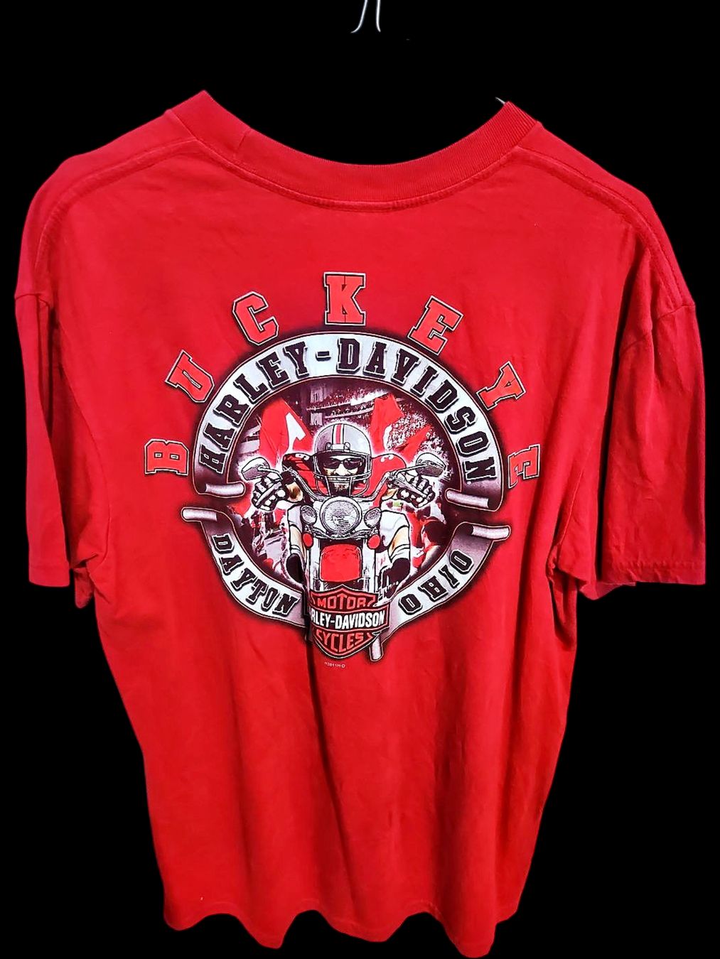 Harley-Davidson T-shirt: Harley-Davidson Rotes T-Shirt - Größe L – Usato da Zug venduto da vinokilo 3