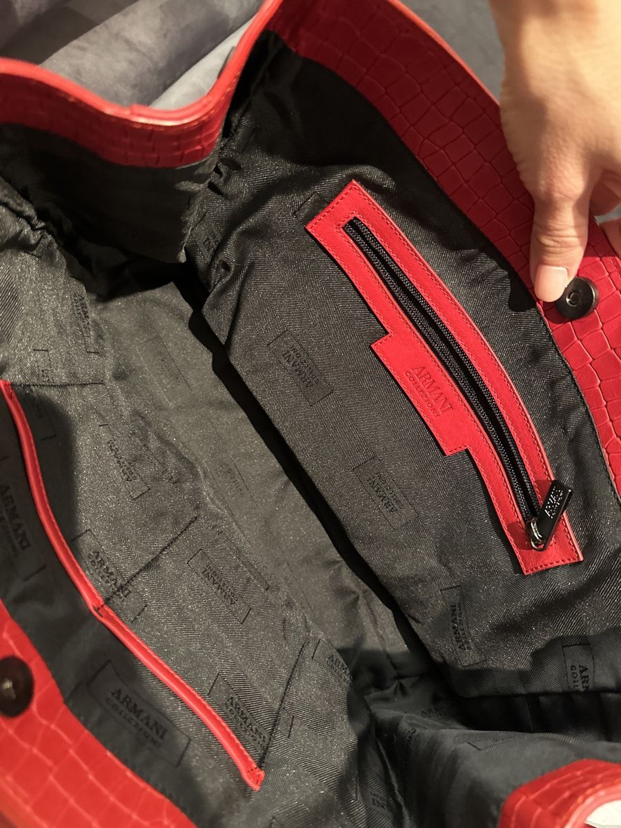 Armani Borse da donna: Armani Handtasche Rot neu – Nuovo (secondo la descrizione) da Däniken SO venduto da NBdesign 2