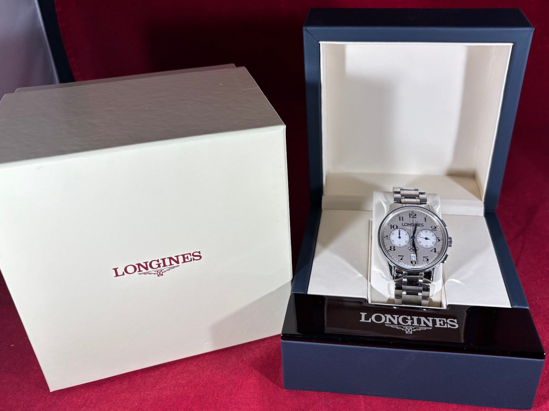 Longines Orologi: Longines Olympic Collection Chronograph Automatique – Réf. L – Usato da Biel/Bienne venduto da new-life
