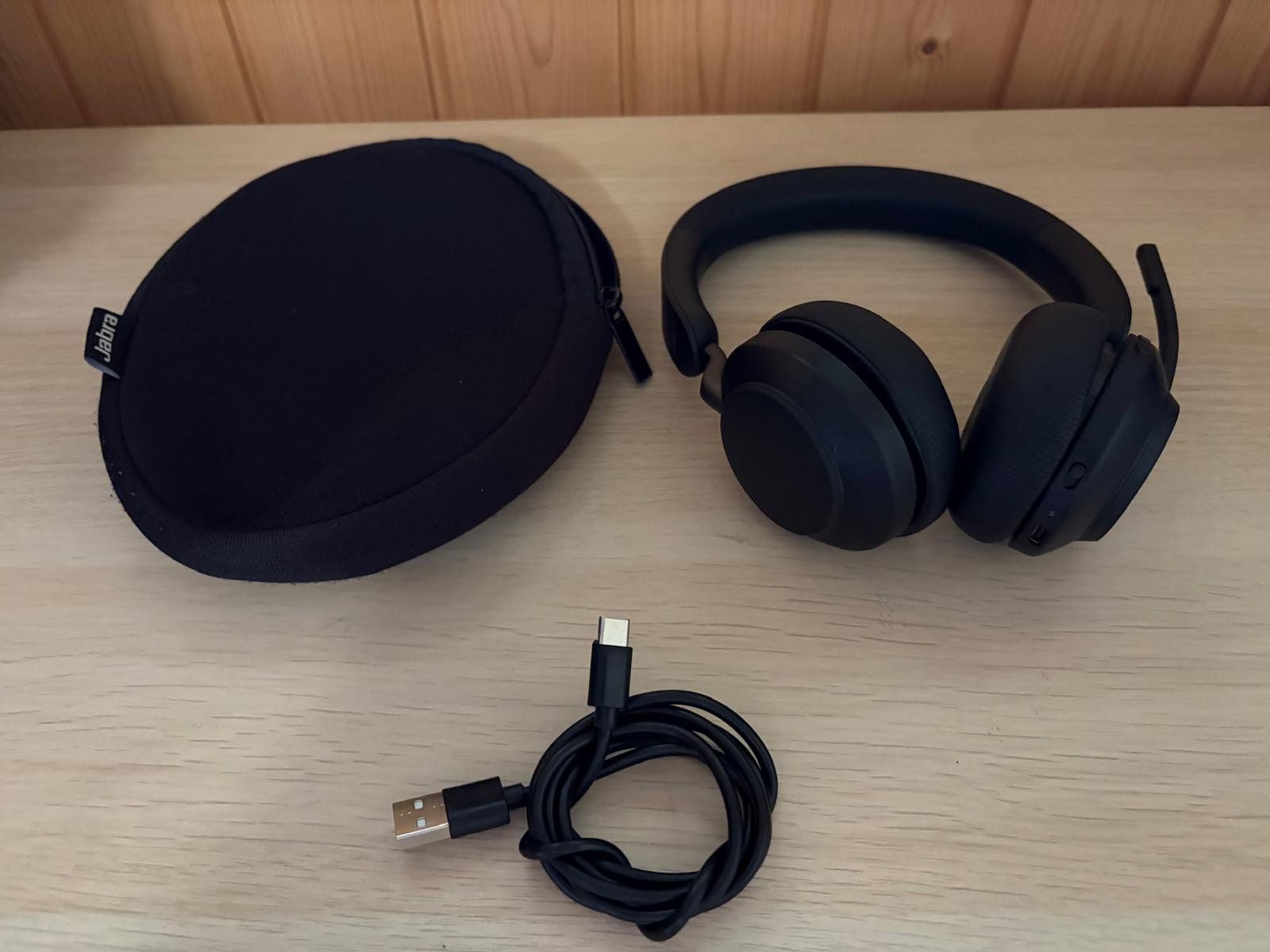 Jabra Cuffie: Casque Jabra Evolve2 65 noir avec étui et câble USB – Usato da Biel/Bienne venduto da van_halen25