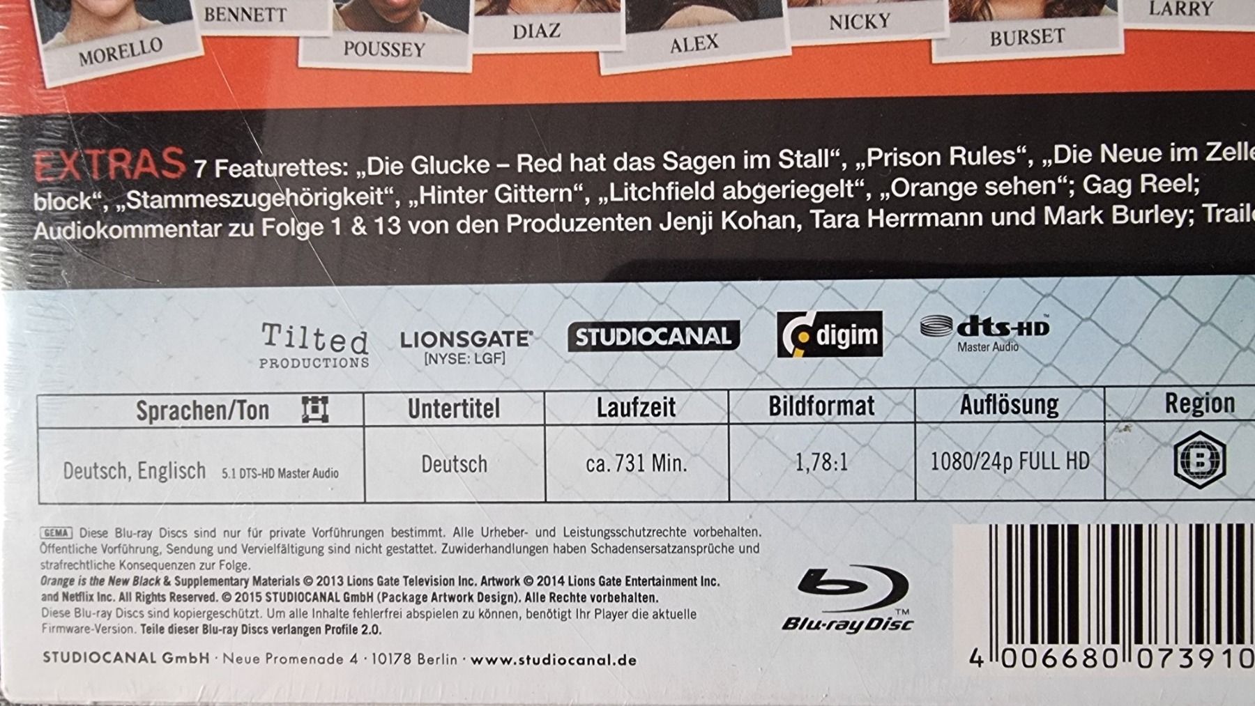 Tous les DVDs: Blu Ray - Orange Black / 1. Staffel NEU – Neuf avec emballage d'origine à Oetwil am See par fineli2 1