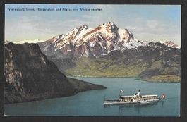 Vierwaldstättersee mit Dampfschiff