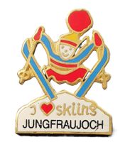 U329 - Pin J Like skiing Jungfraujoch