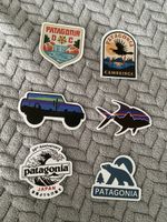 Patagonia Sticker Set 6er Pack neu Koffer Laptop Ski Deko co