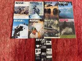 Schweizer Revue Zeitschriften Sammlung, Top Zustand! 9 Stück