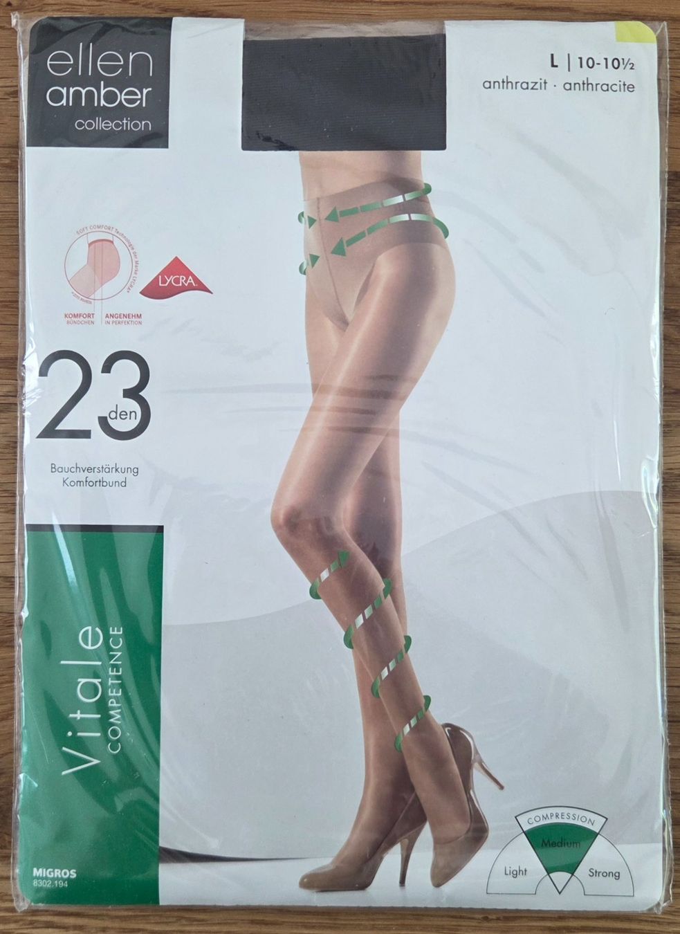 Ellen Amber Calze & Collant: ellen amber Vitale Competence Strumpfhosen Gr. L Anthrazit – Nuovo e nell'imballaggio originale da Beinwil am See venduto da gabipetrovay