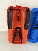 Schlitten für Kinder blau und orange guter Zustand