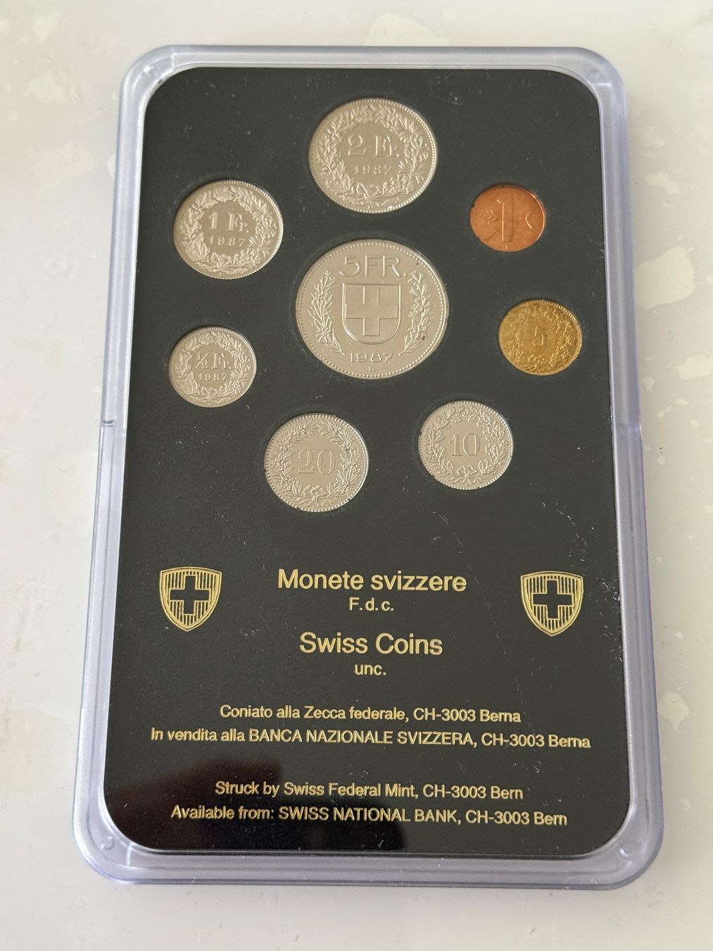 Toutes les monnaies: Schweizer Münzsatz 1987  Stempelglanz – Neuf (Voir description) à Wallisellen par SWISS_SILVER1 1