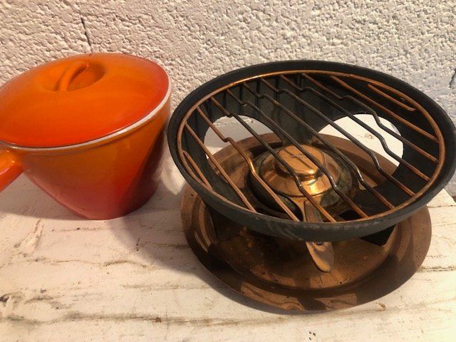 Le Creuset Töpfe: Caquelon et réchaud Le Creuset – Gebraucht aus Chézard St Martin von schmitt 2