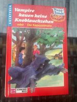 Pizza-Bande Vampire kauen keine Knoblauchzehen