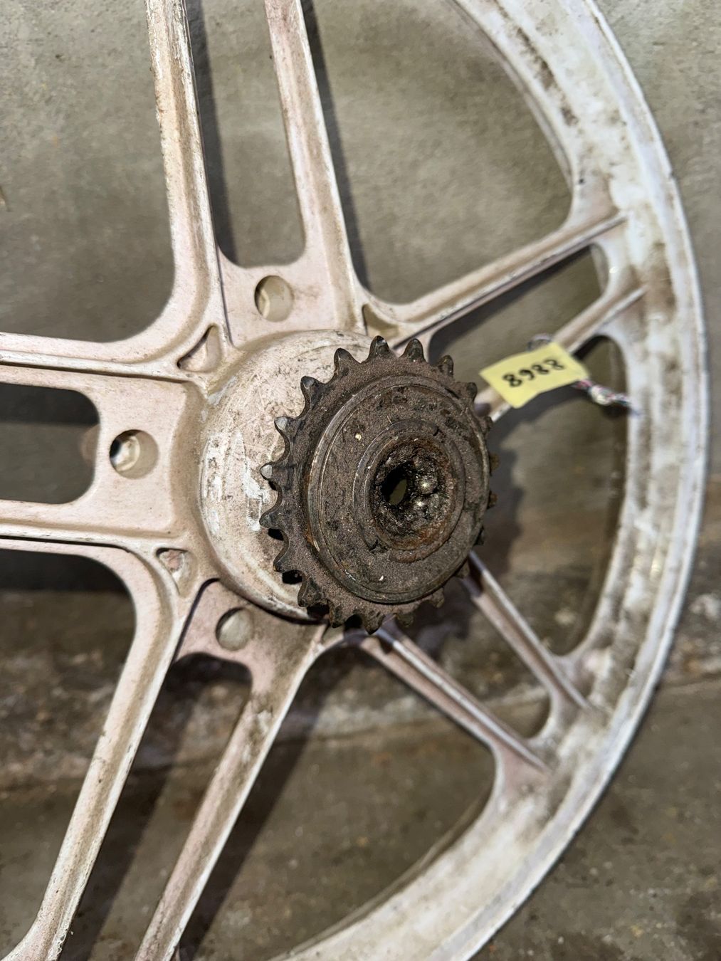 Puch Parti ricambio per ciclomotori: Mofa Gussfelgen Hinterrad 16 Zoll – Difettoso da Fahrni b. Thun venduto da berger_tuning34 1