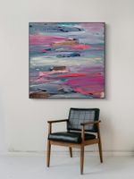 Abstraktes Bild 80x80x3cm