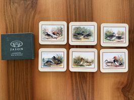 2 Sets JASON Untersetzer – insgesamt 12 Stück – Entenmotive