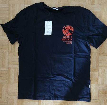 T-Shirt schwarz Grösse M mit Print neu