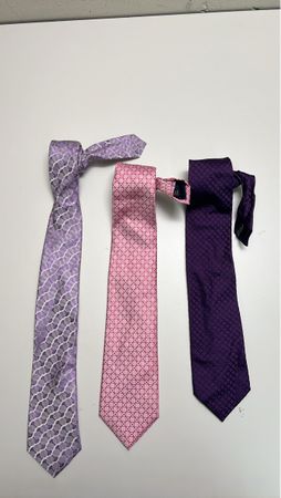 Drei Elegante Krawatte, Top Zustand, Seide