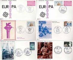 6 Stück FDC Frankreich