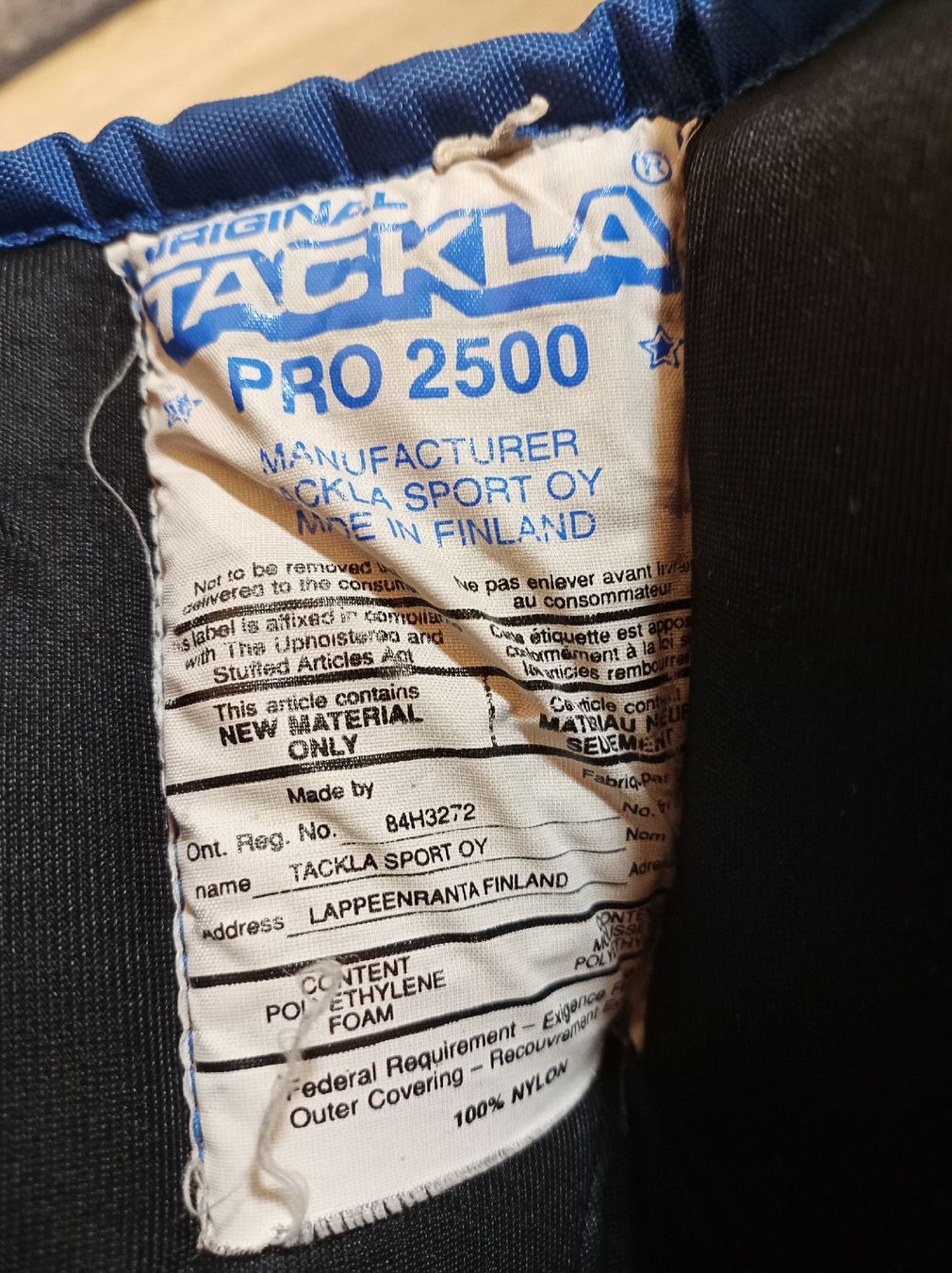 Pantaloni: Tackla Pro 2500 Hockeyhose – Usato da Günsberg venduto da Yogihimself 2