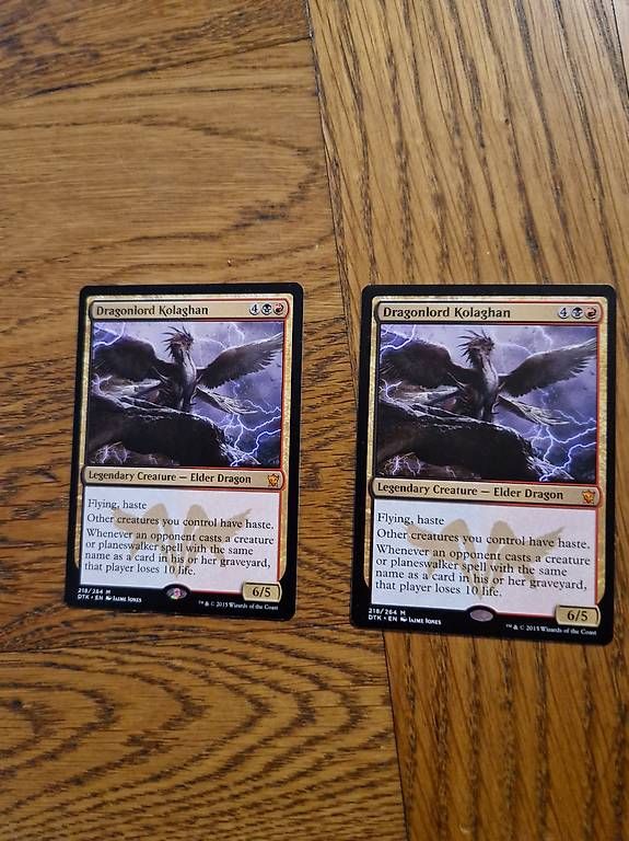 Carte collezionabili: Mtg Dragonlord Kolaghan – Usato da Sennhof venduto da Thorgal77