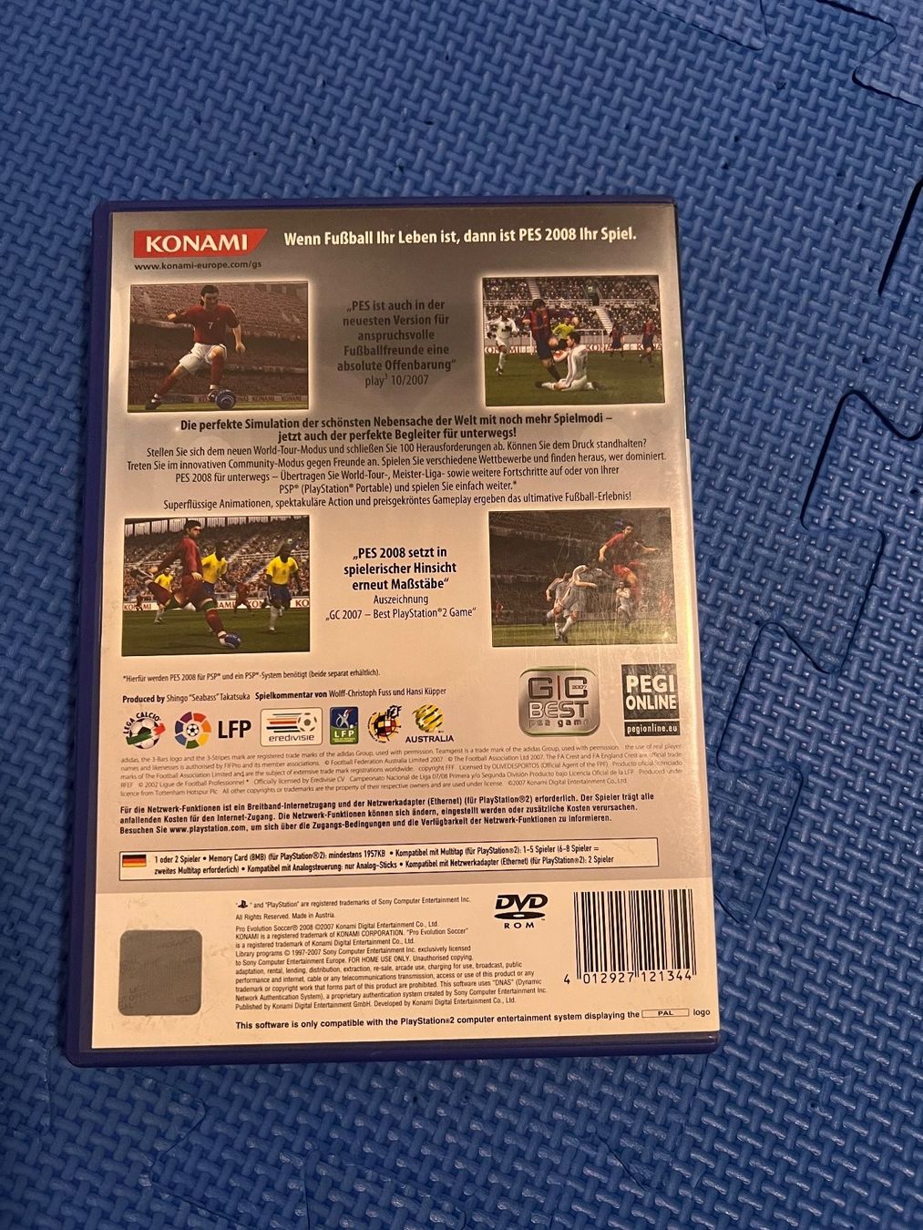 Sony Spiele: Pro Evolution Soccer 2008 PES 2008 Playstation 2 / PS2 – Gebraucht aus Gossau SG von  2