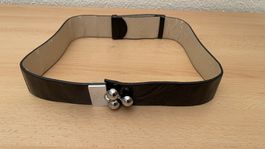 LS (IT) Gürtel 96x5cm/NP67CHF PU Leder Metall