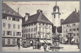 1912, CHAUX-DE-FONDS, TRAM, ANIMÉE