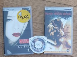 PSP UMD Filme - Black Hawk Down, Geisha - Top Zustand
