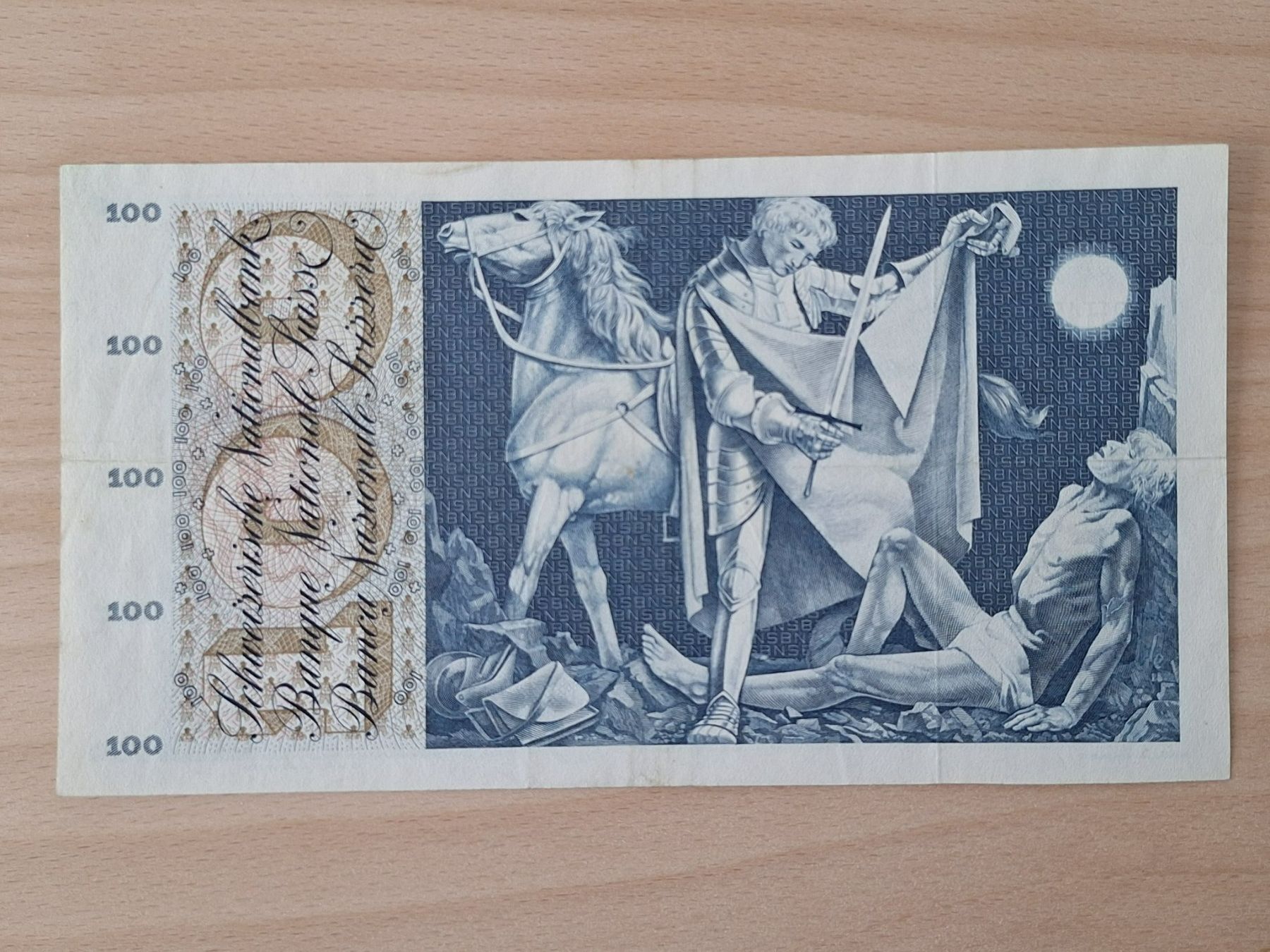Billets de banque: Schweizer Banknote 100 Franken, JG 1963 – D'occasion à Lohn-Ammannsegg par Beo71 1