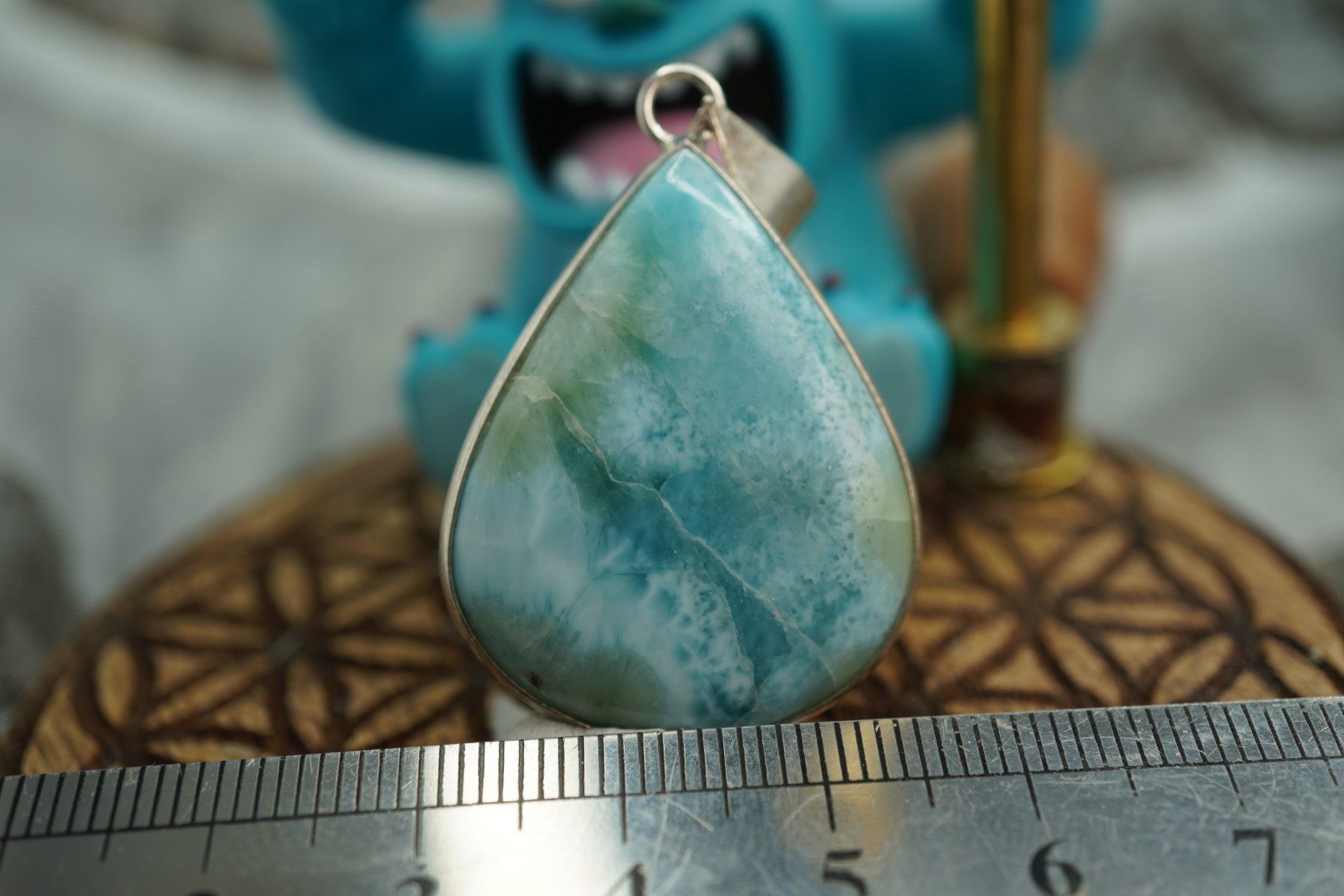 Mineralien & Heilsteine: Larimar   Wunderschön    Anhänger   by  "TOPSTONE" ab 1.- – Neu und originalverpackt aus Eschenbach SG von topstone