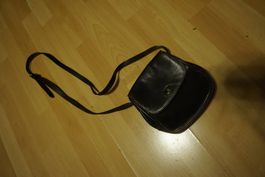 Lederhandtasche, Vintage Umhängetasche, Top Zustand!