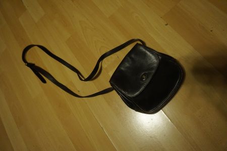 Lederhandtasche, Vintage Umhängetasche, Top Zustand!