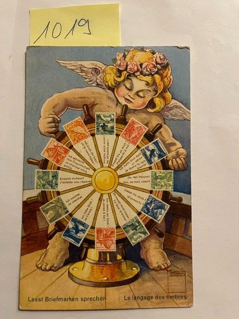 Cartoline postali: Lasst Briefmarken sprechen – Usato da Niederwil AG venduto da dahu75