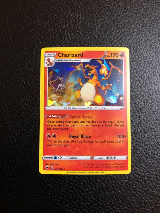 Vivid Voltage (theme deck) Charizard Holo 25/185 Ab 1 (Gebraucht) in ...