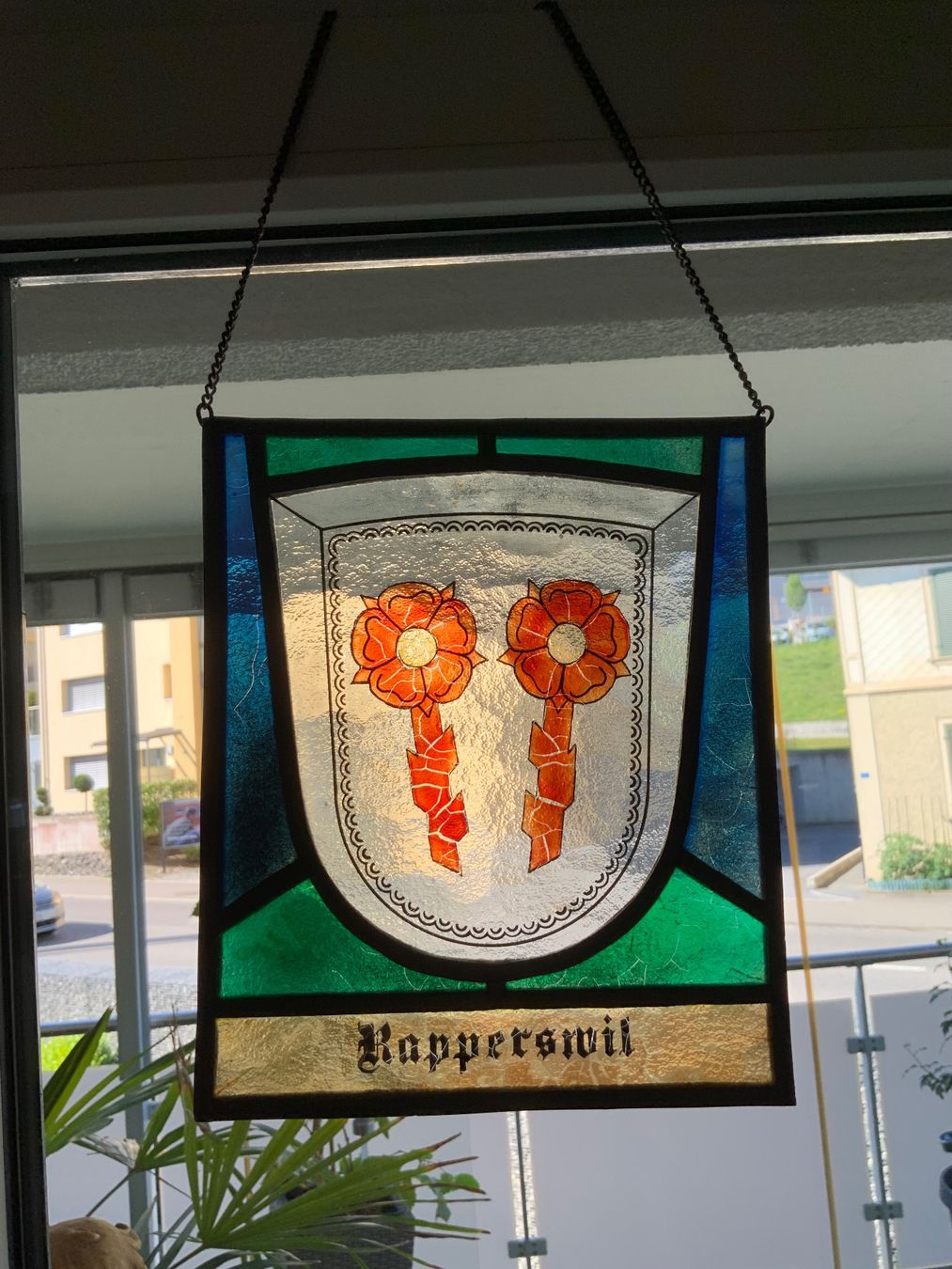 Altro in Antiquarato & Arte: Wappenschild Rapperswil Glas – Usato da Schübelbach venduto da Hecht11. 2
