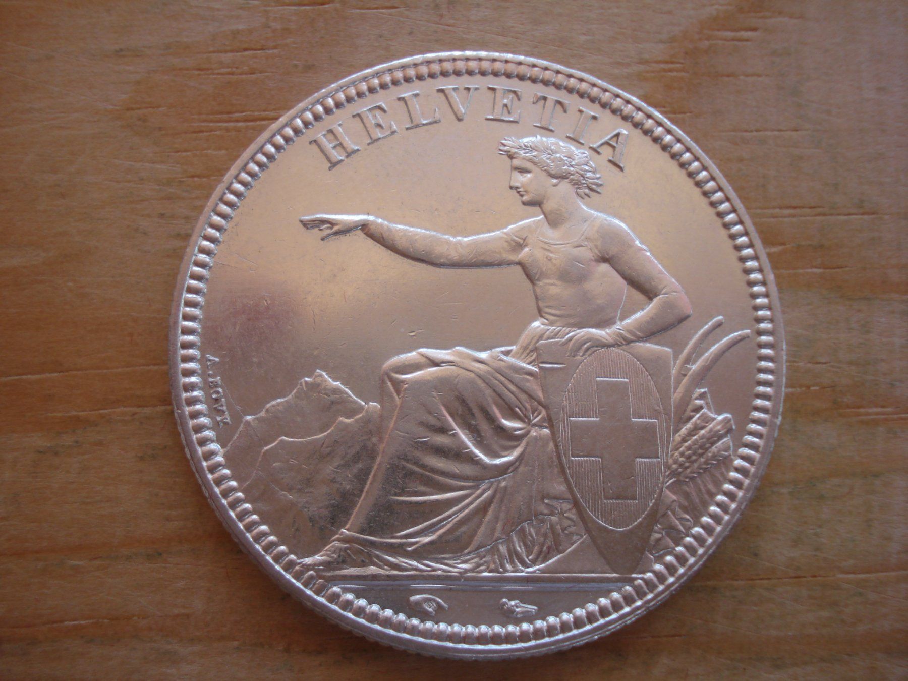 Alle Münzen: (C1) 5 Franken 1851 UNZ- – Gebraucht aus Erlach von Net-Coins 2